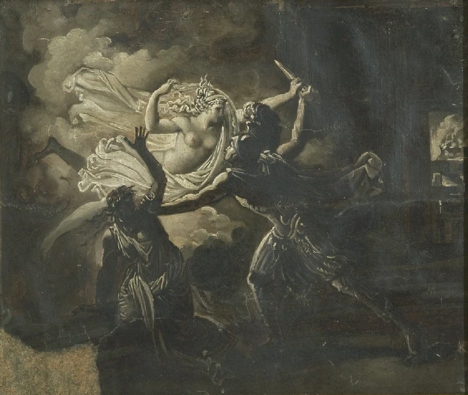 Jean - Baptiste Wicar, 106, Venere appare a Enea come cacciatrice, Galleria Nazionale dell'Umbria, Perugia, attribuito
